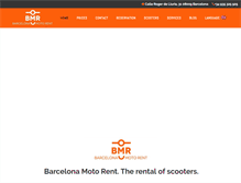 Tablet Screenshot of barcelona-moto-rent.com